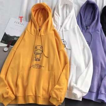 Áo hoodie thú mỏ vịt in ngực DTR1019