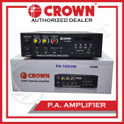 Crown Public Address Amplifier w/ USB and Microphone Input