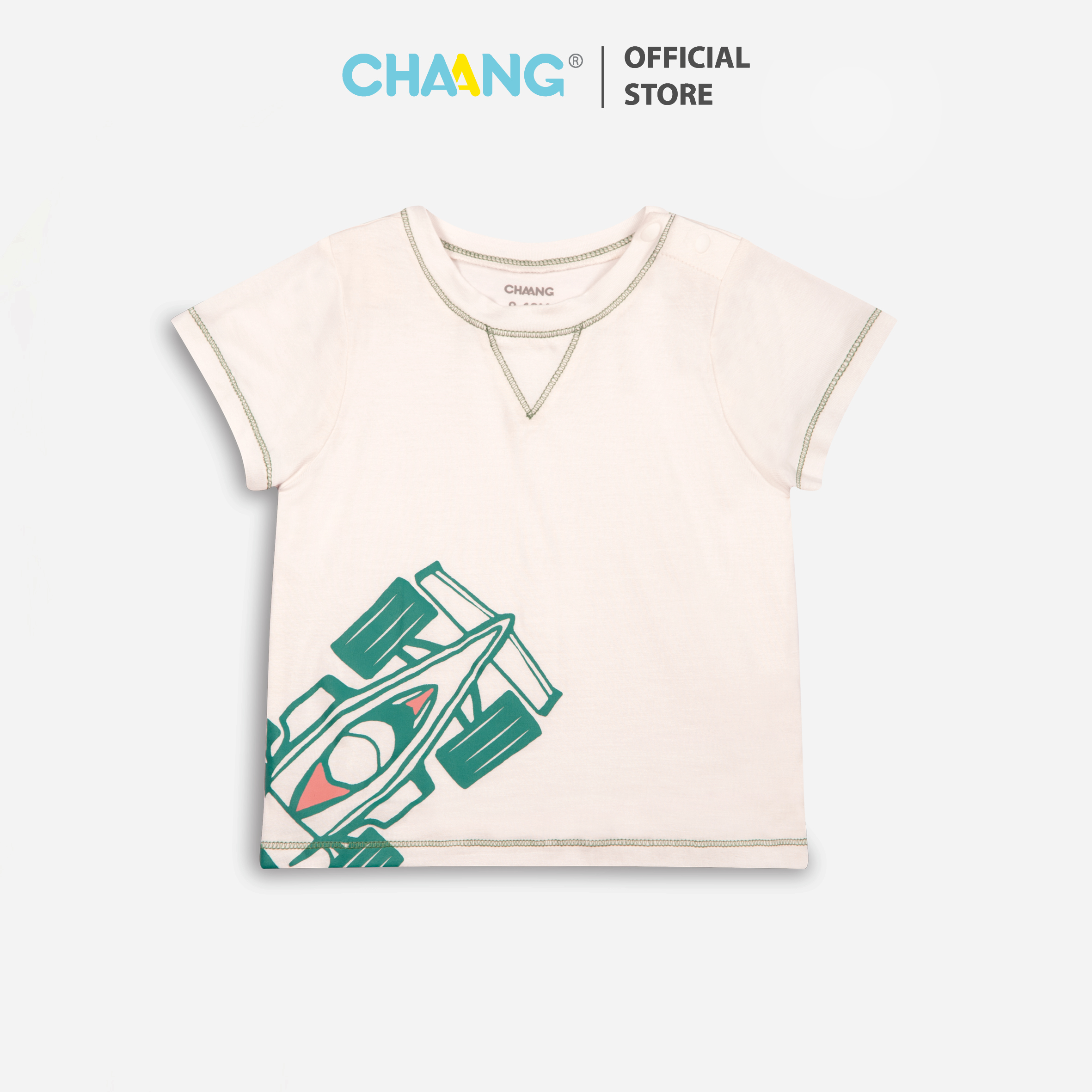 Áo Phông Cộc Tay Active Trắng Chaang