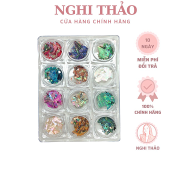 Xà cừ nail vân đá 12 màu