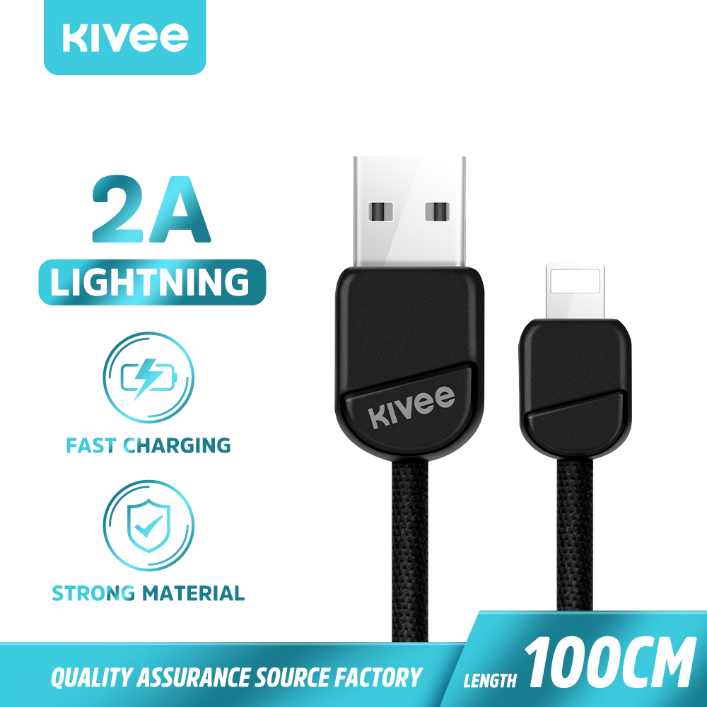 KIVEE nguyên bản 2A 1m sạc nhanh Cáp sạc Đa Năng Micro Lightning Type-C Cáp sạc nhanh