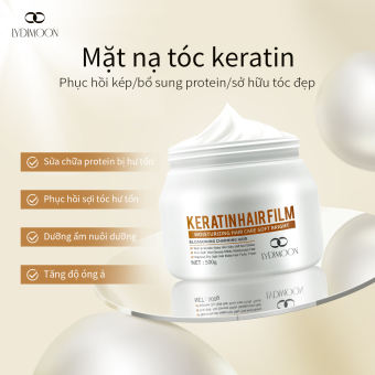 LYDIMOON Kem Ủ Tóc Keratin 500ML Phục Hồi Tóc Chuyên Kem Ủ Tóc Collagen  Phục Hồi Tóc Khô Xơ Hư Tổn Hương Nước Hoa mặt nạ ủ tóc kem ủ tóc phục hồi hư tổn keratin Kem duỗi thẳng tóc phục hồi hư tổn hấp tóc siêu mềm mượt tóc