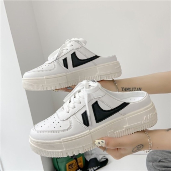 Sục thể thao nữ độn đế kiểu dáng học sinh cá tính, giày sneaker nữ độn đế 5cm siêu êm đi học, đi chơi, giày bata nữ giá rẻ