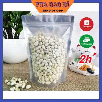 Túi zip đáy đứng 1 một mặt nhôm, 1 mặt trong, túi trong suốt (1túi/sp) - VUA BAO BÌ