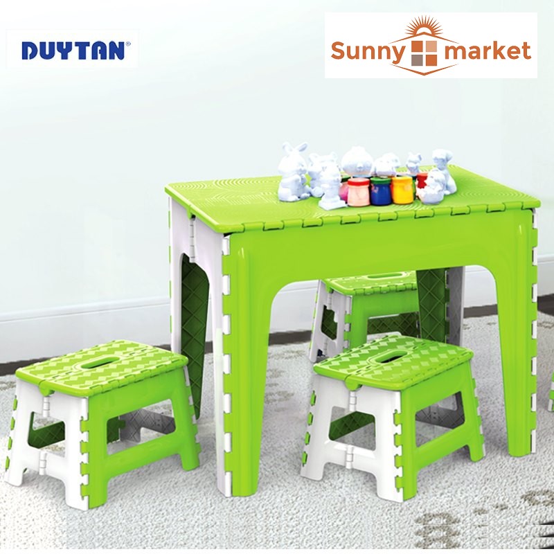 Bàn xếp Duy Tân cao cấp, Bàn nhựa xếp cho bé