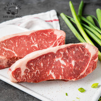 Thăn Ngoại Bò Mỹ Striploin - Bò Bít Tết Nướng BBQ - Giao Siêu Tốc HCM