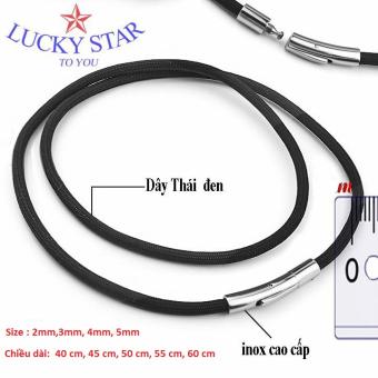 Dây chuyền nam nữ dù đen kiểu thái cá tính