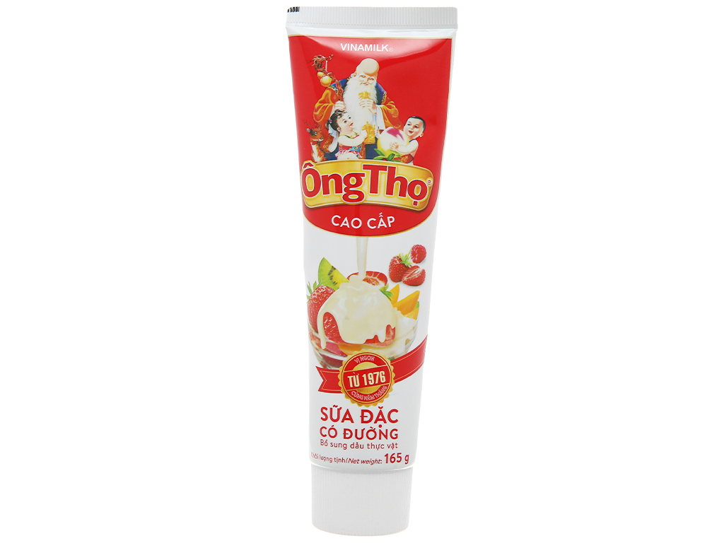 Sữa đặc có đường Thọ Đỏ tuýp 165g