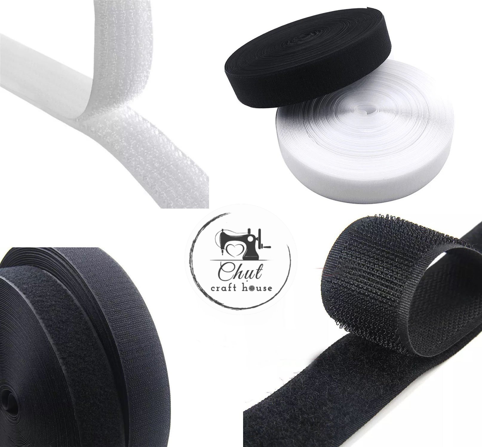 Velcro Băng dính nhám gai bản 2.5cm