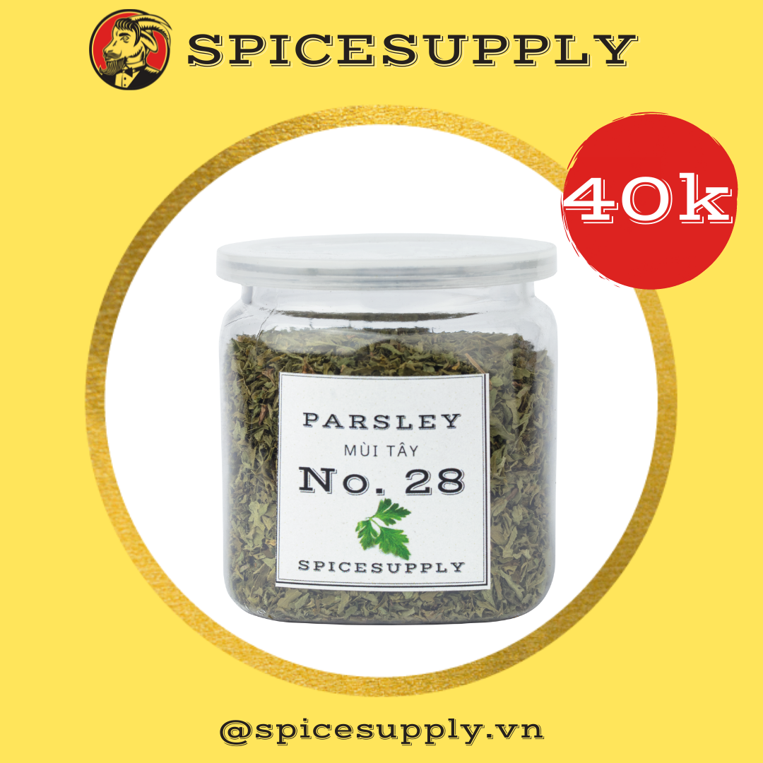 [HCM]Hũ 25g Parsley - Lá Mùi Tây SPICESUPPLY Việt Nam Ngò Tây Sấy Khô Nhập Khẩu Món Âu