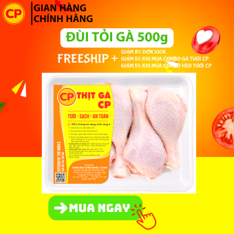 Đùi tỏi gà CP 500g - thịt gà cp tươi sạch
