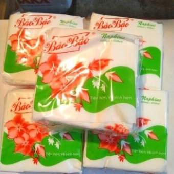 Combo 5 bịch Khăn giấy vuông Bảo Bảo 330mmx330mm