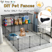 Stackable Metal Wire Pet Cage with Extendable Panels - 