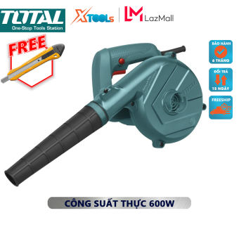 Máy thổi bụi cầm tay Total TB2066 Máy thổi khí Công suất: 600W Tốc độ không tải: 0-16000/ phút Tốc độ thổi tối đa: 0-3.5 m3 / phút thổi lá sân vườn, gom vụn gỗ, bụi bám trong nhà, thổi bụi xe ô tô [XTOOLs MALL]