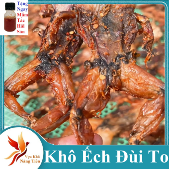 1KG Khô Ếch Tự Nhiên Ướp Xã Ớt Không Cay Thịt Ngọt Nướng Thơm (Tặng Kèm Mắm Tắc Chua Cay)- VỰA KHÔ NÀNG TIÊN
