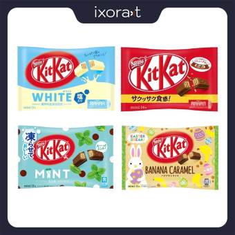 Bánh Kitkat mini Nhật Bản nhiều vị trà xanh chuối socola
