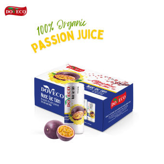 DOVECO Nước ép Lạc Tiên đặc sản Đồng Giao Ninh Bình - Thùng 24 lon 330ml