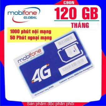 SIM 4G Mobi C90N (TẶNG 120GB + 1000 PHÚT + 50 PHÚT LM)