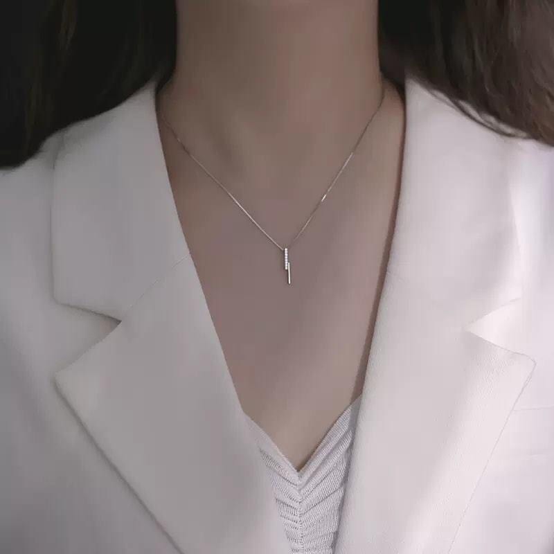 Dây chuyền bạc nữ kết đơn nhà since