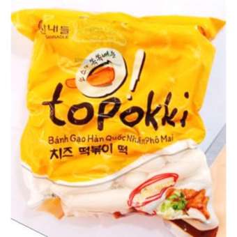 Bánh Gạo Nhân Phô Mai Hàn Quốc