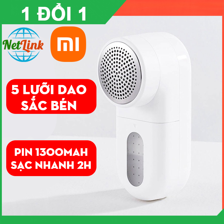 Máy cắt lông xù quần áo Xiaomi Mijia trang bị 5 lưỡi dao sắc bén, pin trâu dùng liên tục 90 phút, máy cắt xơ vải siêu sạch, làm mới quần áo, máy cắt xơ vải, vải xù len, dạ, cotton...