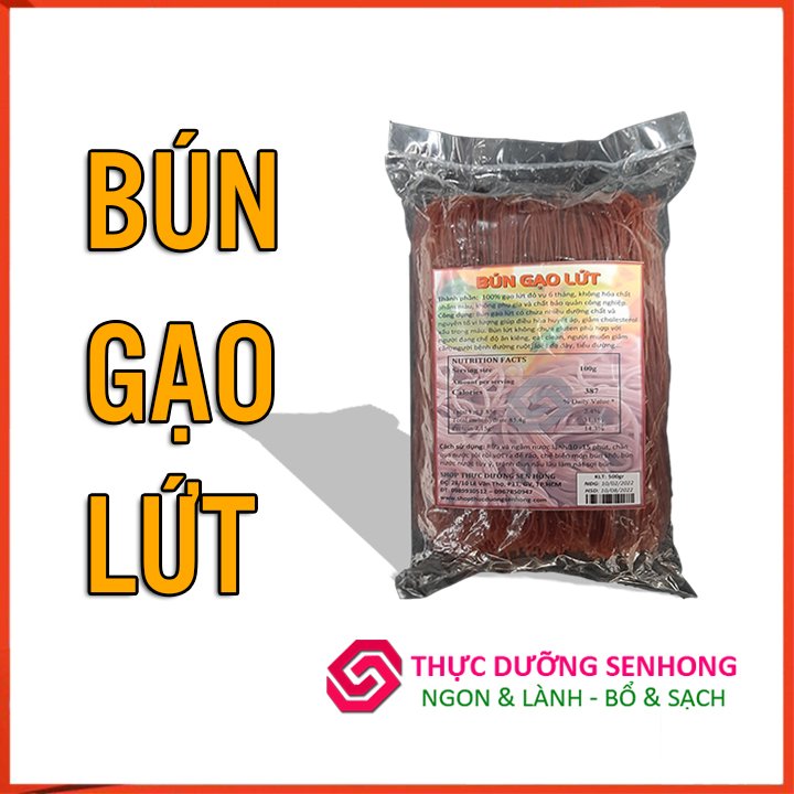 Bún gạo lứt đỏ (500gr) Ngon và lành - Bổ và sạch
