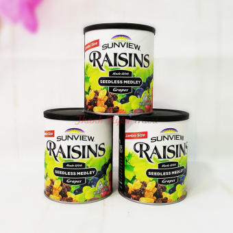 Combo 3 Hộp NHO KHÔ MỸ SUNVIEW RAISINS 425G - Nho Khô Thập cẩm