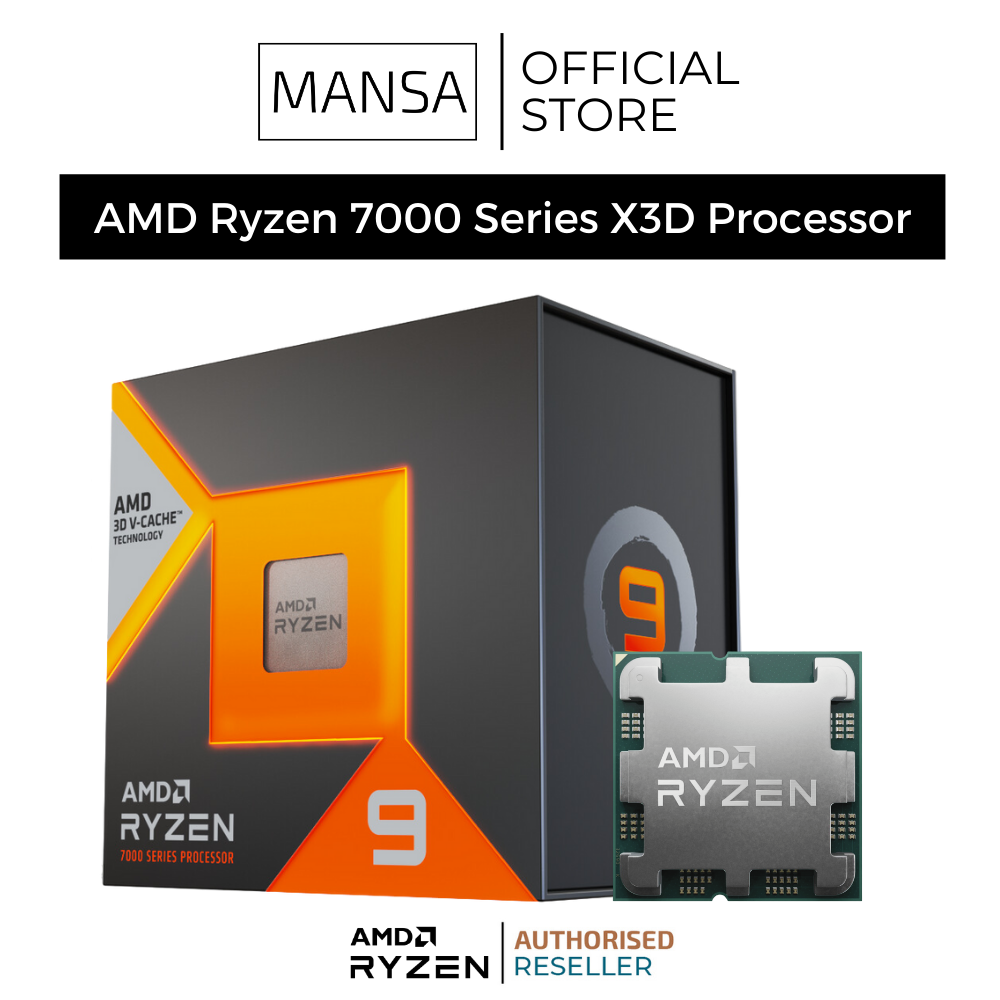 AMD Ryzen 9 7900X3D Processor (5.6GHz, 12 Cores, Socket AM5) Boxed -  100-100000909WOF for sale online