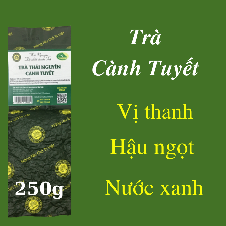 Trà Thái Nguyên Cành Tuyết 200g Trà Tâm Thái Trà Cành Tuyết Tân Cương Thái Nguyên 200g Chè xanh Thái Nguyên