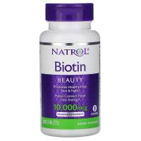 Natrol Biotin Maximum Strength 10000 mcg 100 Tablets/ 200 Tablets