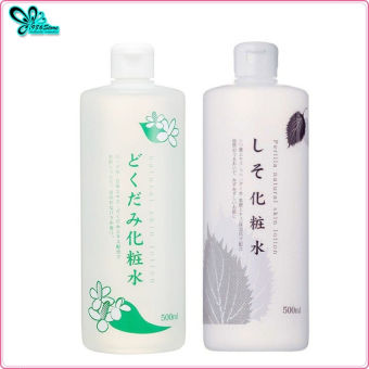 Nước Hoa Hồng Lotion Diếp Cá, Tía Tô Dokudami Perilla Natural 500ml Nhật Bản