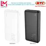 Pin dự phòng sạc nhanh Hoco J87A 20000mAh hỗ trợ QC 3.0 18W và PD 20W - tích hợp 2 Input typeC và microUSB (2 màu tuỳ chọn) Nhat Tin Authorised Store
