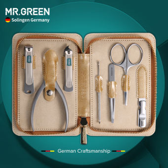 Bộ Dụng Cụ Làm Móng Tay MR.GREEN 6006 Bộ Dụng Cụ Làm Móng Tay Bộ Dụng Cụ Cắt Móng Tay Bằng Thép Không Gỉ Chuyên Nghiệp Với Hộp Du Lịch