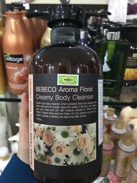 Sữa Tắm Nước Hoa Cao Cấp - Bebeco Aroma Floral Romance Body Cleanser 750ml