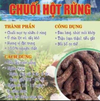 chuối hột rừng cao cấp 1kg
