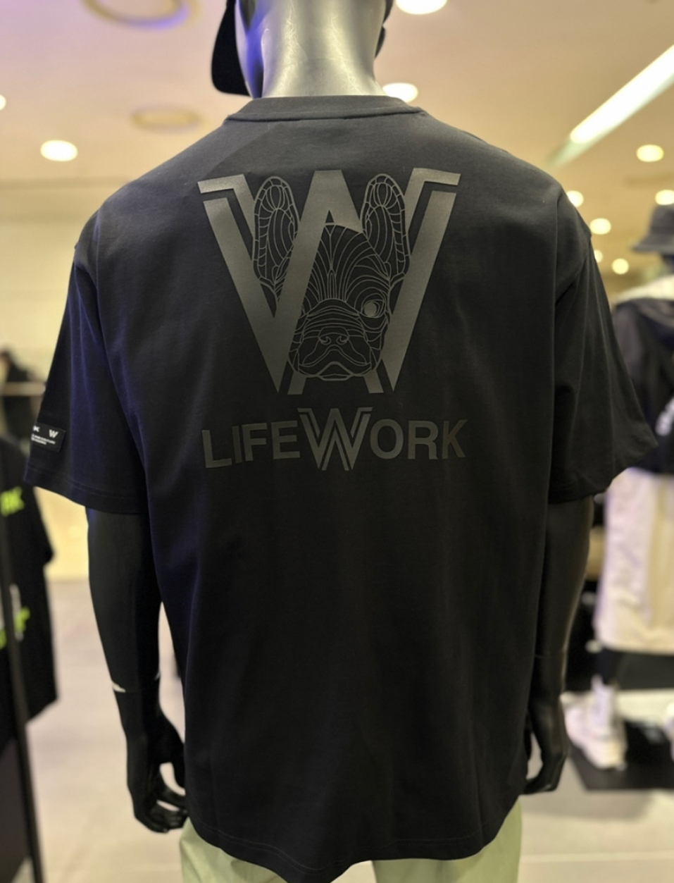 Maglietta LIFEWORK Mini Hip Dog con stampa (nuova dal 2024)