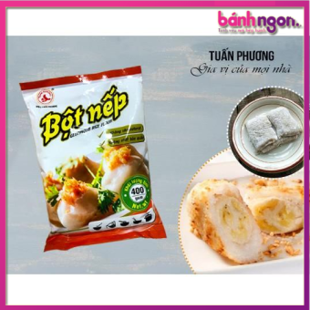 Bột Nếp TP Bánh ít Nhân Thịt, Chè Trôi Nước, Bánh Bao Chỉ, Bánh Cam 400g