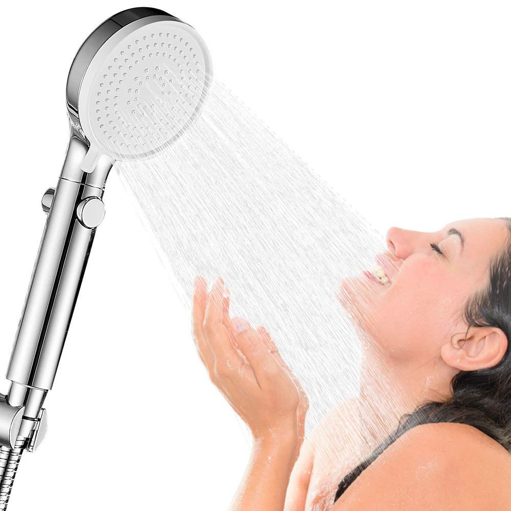 [FREESHIP] Đầu Vòi Sen Tăng Áp, Bát Sen Tắm Massage FOXIS -BS03, Vòi Hoa Sen Tăng Áp 3 Chế Độ Nước, Xả Cực Khỏe, Tiết Kiệm Nước, Có Nút Stop Nhấn Mở Nước Thuận Tiện