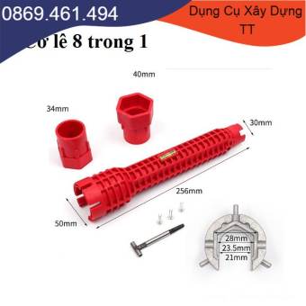 Cờ lê vặn vòi nước đa chức năng tiện dụng, cờ lê hở, cờ lê vặn dây cấp nước