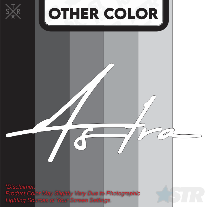 CUSTOMIZED PERSONALIZED NAME STICKER SIGNATURE STYLE WATERPROOF