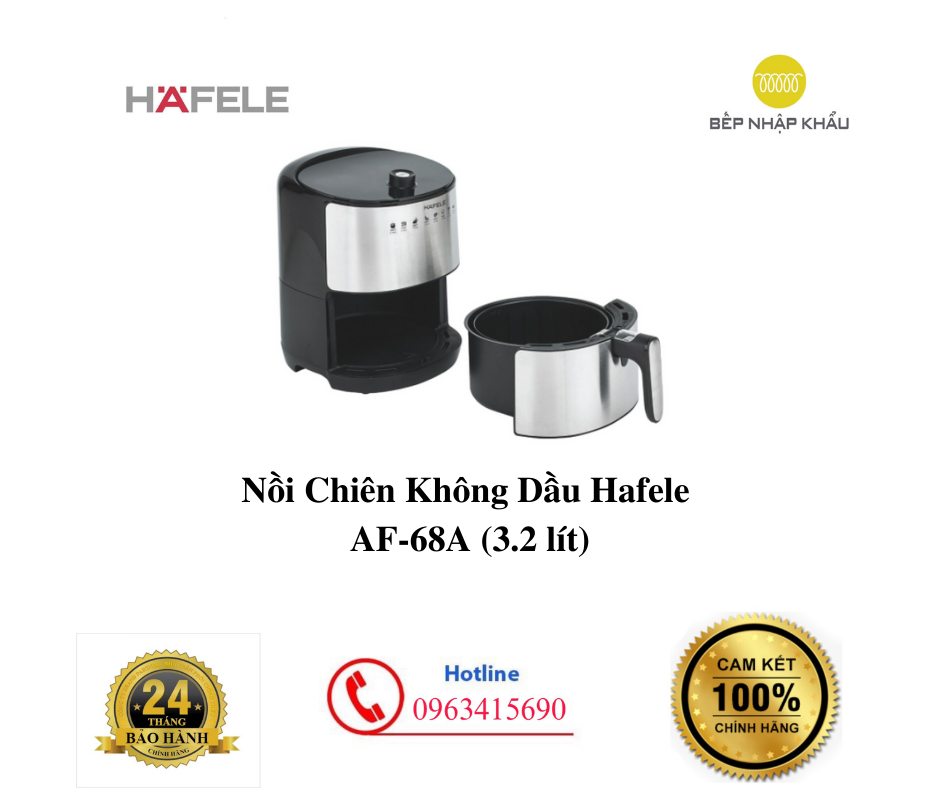 Nồi chiên không dầu hafele af-68a - hàng chính hãng
