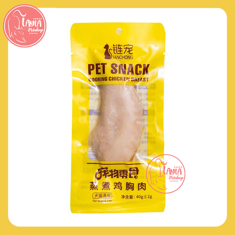 Ức gà ăn liền Pet Snack cho chó mèo
