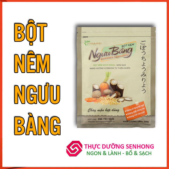 Bột nêm dưỡng sinh ngưu bàng (200gr) 100% từ thiên nhiên