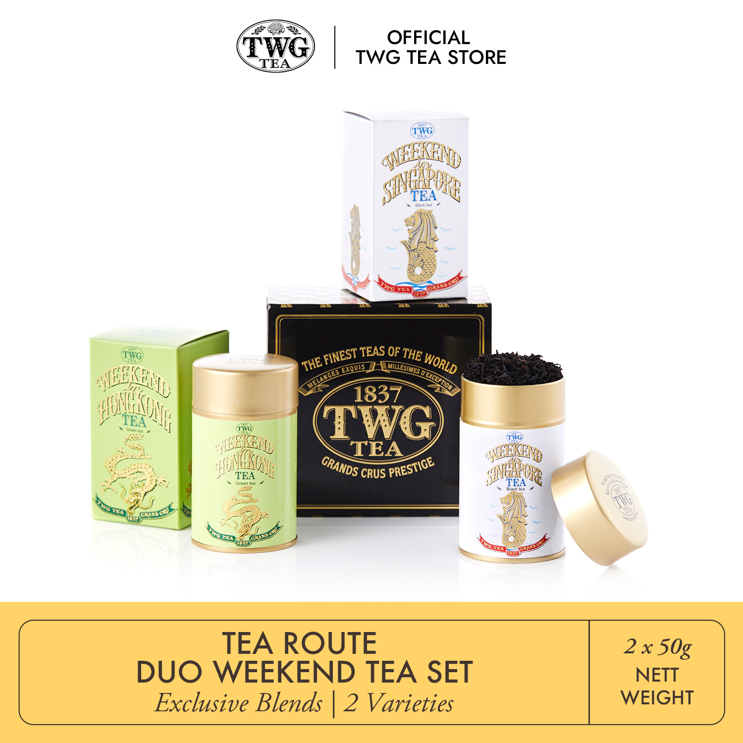 TWG Tea | Tea Route Quinto Weekend Tea Set in Haute Couture Tea