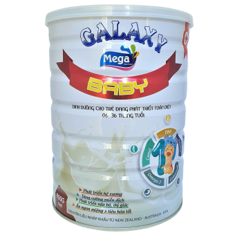 Sữa bột cho trẻ sơ sinh 6 đến 36 tháng phát triển toàn diện Mega Nutrition Baby lon 900g