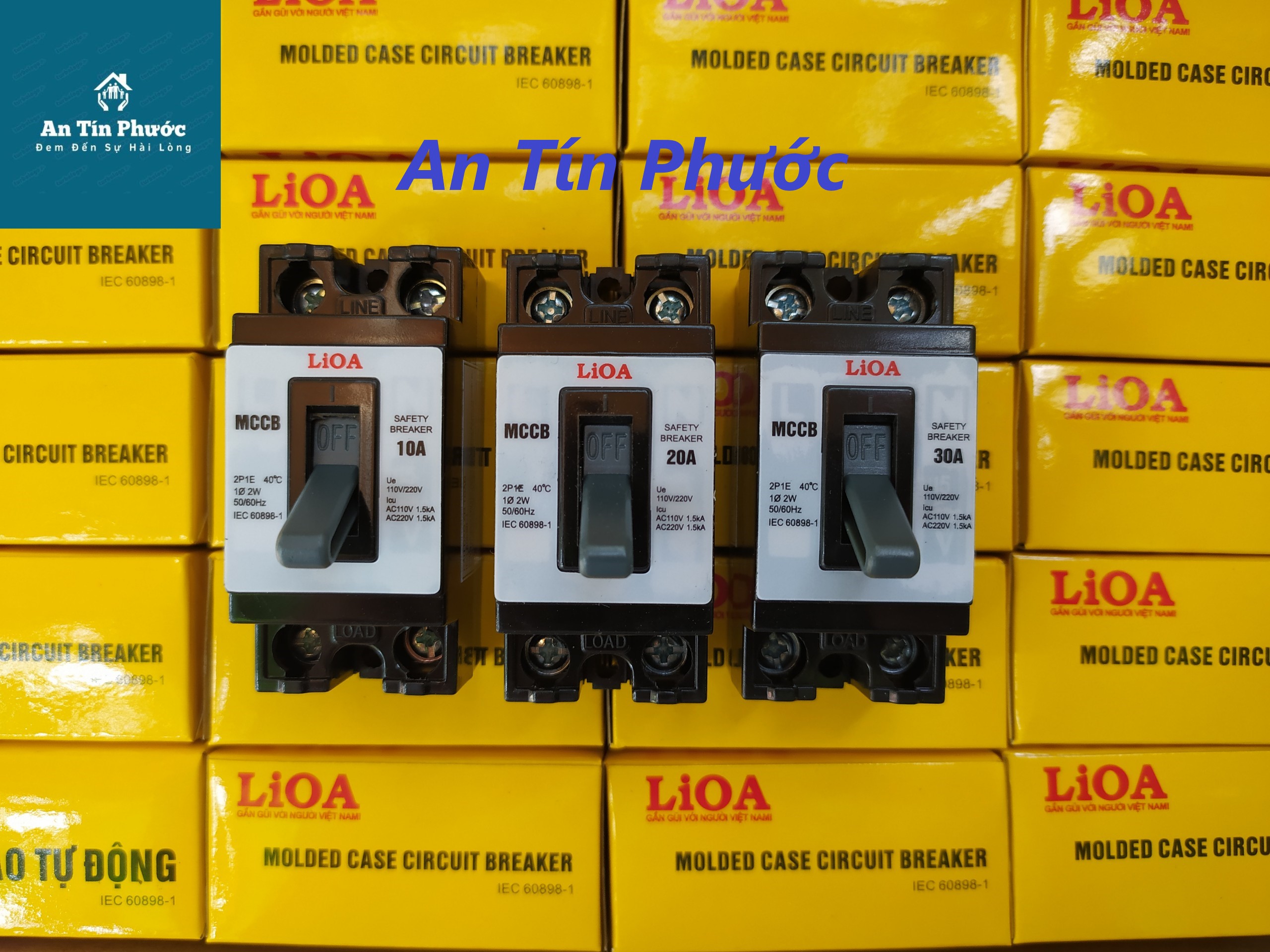 Cầu dao an toàn LIOA - CB cóc Lioa 10A,20A,30A