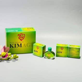 Dầu gió KIM nước Agi Herbal Hương thơm thư giãn, Giữ ấm cơ thể 6ml - MAXpharmacy