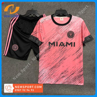 Quần Áo Bóng Đá CLB MIAMI Màu Hồng Mẫu Mới 2022-2023