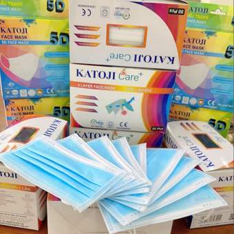 Khẩu Trang Y Tế 4 lớp vải không dệt KATOJI