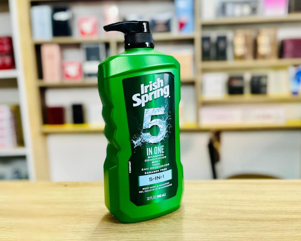 Sữa tắm irish spring 5in1 964ml - hàng chuẩn mỹ